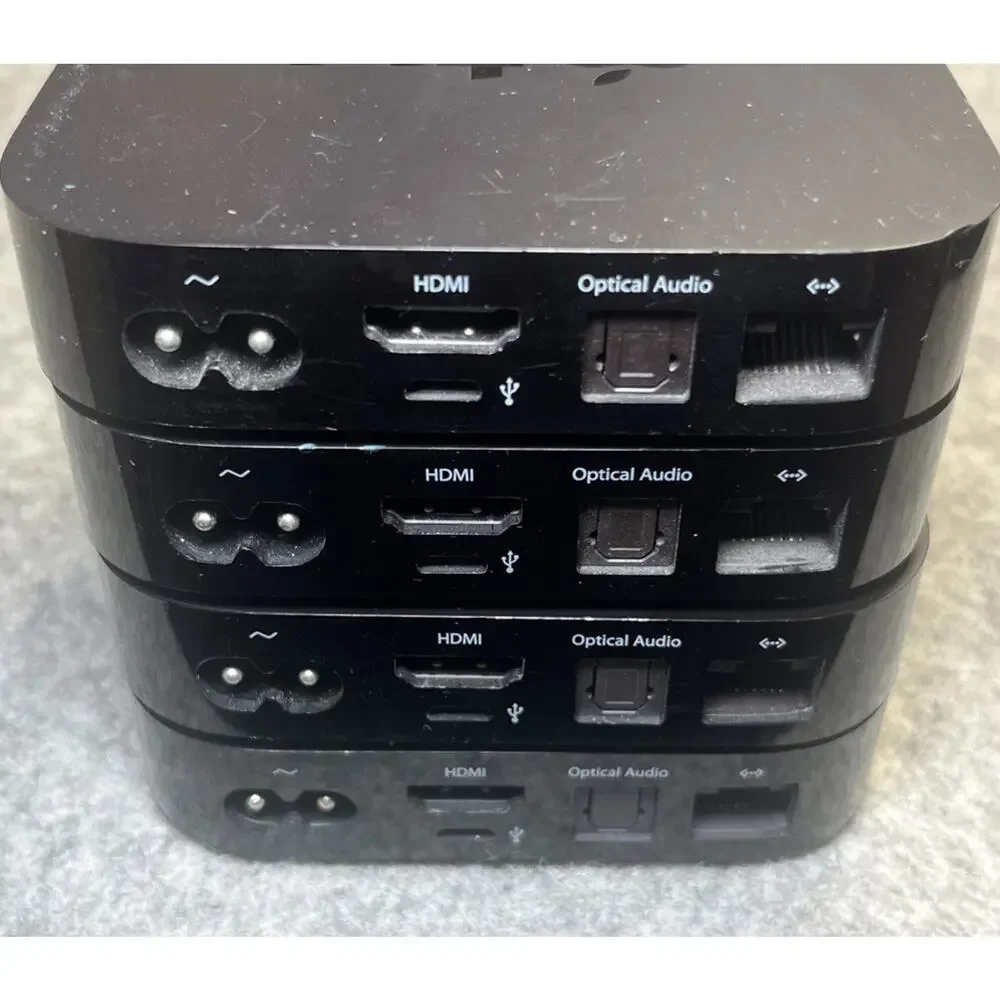 LOT OF 4 Apple TV 3rd Generation A1469(3) & A1427(1) HD Media Streamers Untested